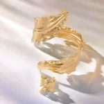 Molten Gold Cuff & Ring Set